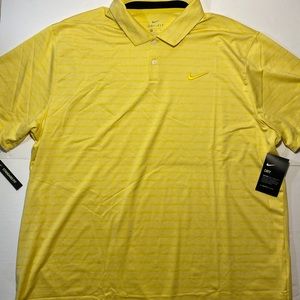 Nike Yellow Polo Golf Shirt